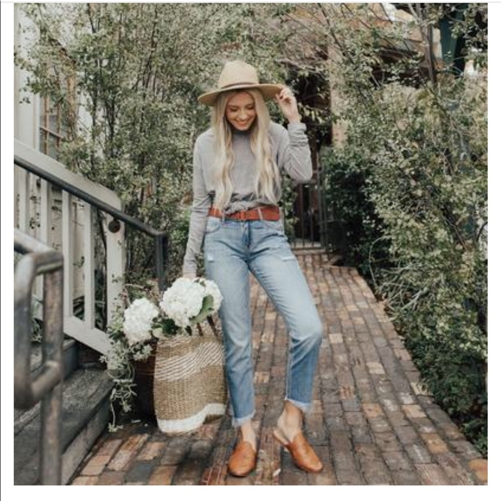 Boutique denim, Brand new. Slim boyfriend.